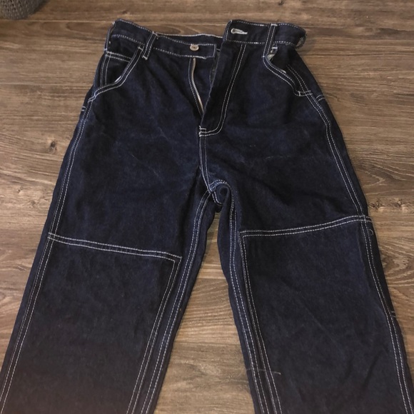 ariana dark wash painter jeans